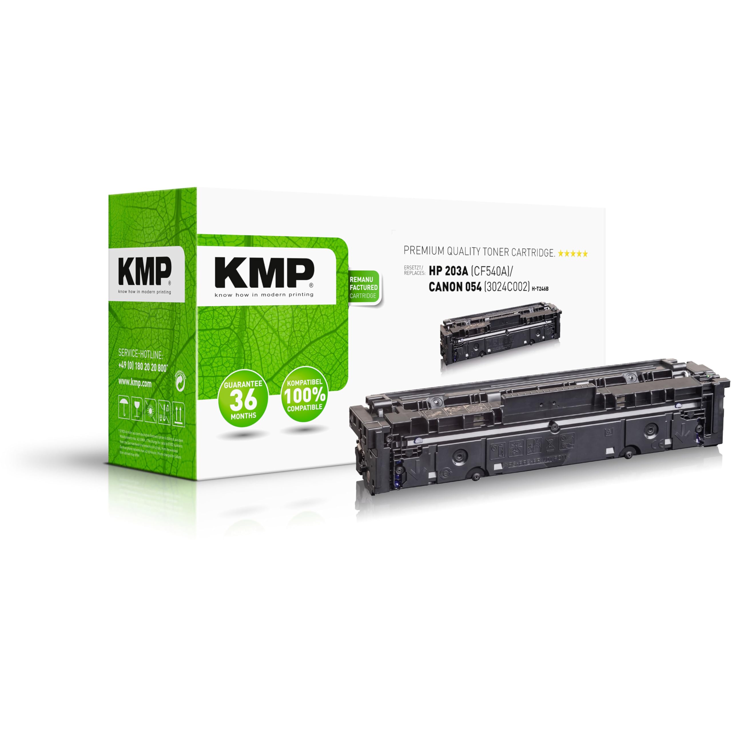 Amazon.com: KMP Toner Cartridge for HP 203A Black (CF540A), Canon